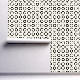 Tapeta samoprzylepna w rolce Ręcznie rysowane geometryczne kształty
