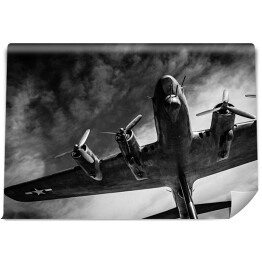 Fototapeta winylowa zmywalna Stary samolot wojskowy