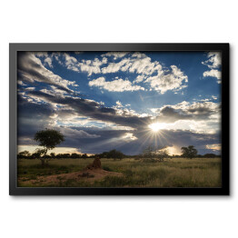 Obraz w ramie Chmury na afrykańskim niebie