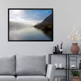 Obraz w ramie Widok na rzekę Oregon, Kolumbia