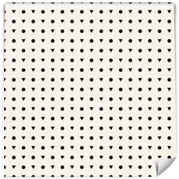 Tapeta w rolce Trójkąty i koła - minimalistyczny układ w klasycznych kolorach