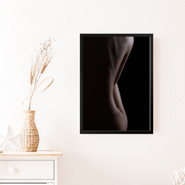 Obraz w ramie Artystyczne zdjęcie - plecy nagiej kobiety