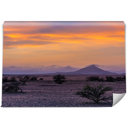 Fototapeta samoprzylepna Krajobraz przy zmierzchu, Namibia