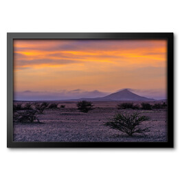 Obraz w ramie Krajobraz przy zmierzchu, Namibia