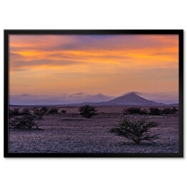 Krajobraz przy zmierzchu, Namibia