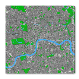 Obraz na płótnie Plan Londynu