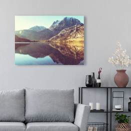 Obraz na płótnie Góry położone nad jeziorem, Sierra Nevada