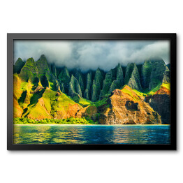 Obraz w ramie Podróż na malownicze Hawaje