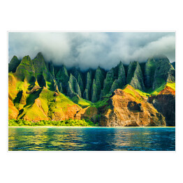 Plakat samoprzylepny Podróż na malownicze Hawaje
