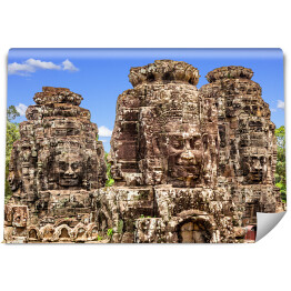 Fototapeta Sławna świątynia Bayon w Angkor Thom, Kambodża