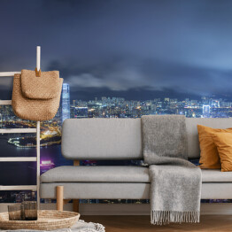 Fototapeta winylowa zmywalna Panorama miasta Hong Kong 