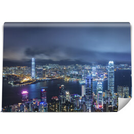 Fototapeta Panorama miasta Hong Kong 