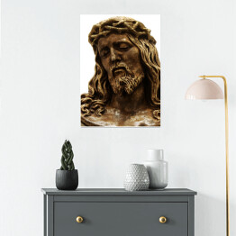 Plakat Rzeźba Jezusa w koronie cierniowej