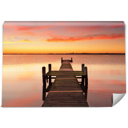 Fototapeta winylowa zmywalna Wschód słońca nad jeziorem
