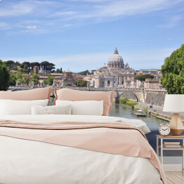 Fototapeta winylowa zmywalna Widok z mostu w Rzymie