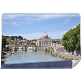 Fototapeta winylowa zmywalna Widok z mostu w Rzymie