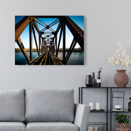 Obraz na płótnie Most kolejowy