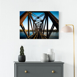Obraz na płótnie Most kolejowy