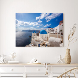 Obraz na płótnie Piękna Oia - wioska na Santorini