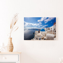 Obraz na płótnie Piękna Oia - wioska na Santorini