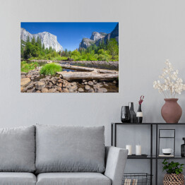 Plakat samoprzylepny Park Narodowy Yosemite, Kalifornia, USA