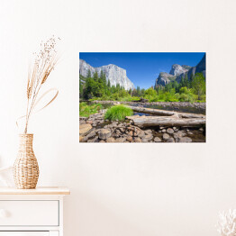 Plakat samoprzylepny Park Narodowy Yosemite, Kalifornia, USA