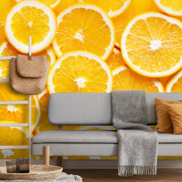 Fototapeta winylowa zmywalna Plastry pomarańczy