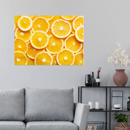 Plakat samoprzylepny Plastry pomarańczy