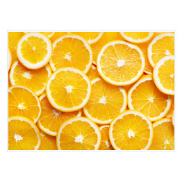 Plakat samoprzylepny Plastry pomarańczy