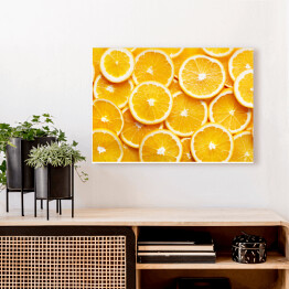Obraz na płótnie Plastry pomarańczy