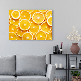Obraz na płótnie Plastry pomarańczy