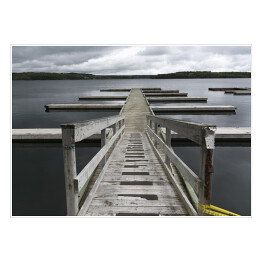 Plakat samoprzylepny Most na Zatoce, Nowa Szkocja, Kanada
