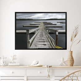 Obraz w ramie Most na Zatoce, Nowa Szkocja, Kanada