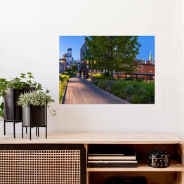 Plakat Panoramiczny widok Chelsea, Manhattan, Nowy Jork
