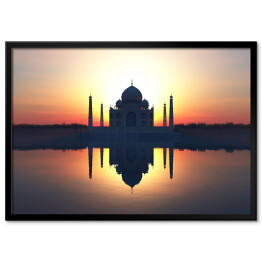 Plakat w ramie Ilustracja Taj Mahal, Indie