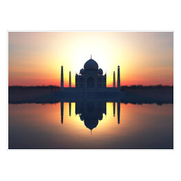 Plakat Ilustracja Taj Mahal, Indie