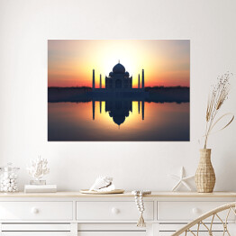Plakat samoprzylepny Ilustracja Taj Mahal, Indie