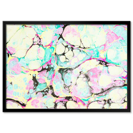 Marmurowy wzór w pastelowe kolory
