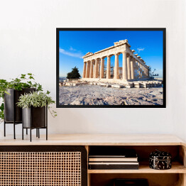 Obraz w ramie Świątynia Partenon w Atenach