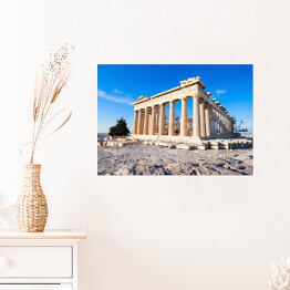 Plakat Świątynia Partenon w Atenach