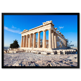 Plakat w ramie Świątynia Partenon w Atenach
