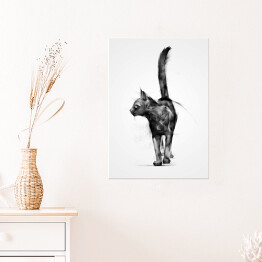 Plakat Malowany kot