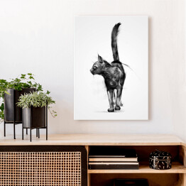 Obraz na płótnie Malowany kot