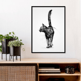 Plakat w ramie Malowany kot