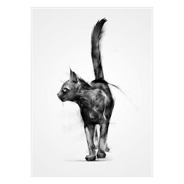 Plakat samoprzylepny Malowany kot