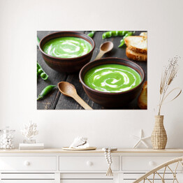 Zupa krem ​​z zielonego groszku