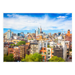 Plakat samoprzylepny Widok z okna na Manhattanie