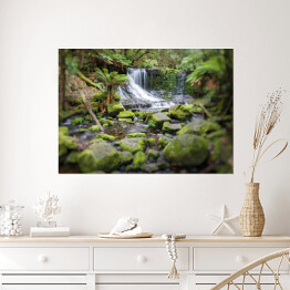 Plakat samoprzylepny Russell Falls, Mount Field National Park, Tasmania, Australia