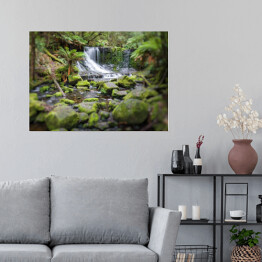 Plakat samoprzylepny Russell Falls, Mount Field National Park, Tasmania, Australia