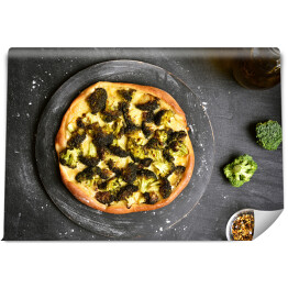 Fototapeta Pizza z brokułami